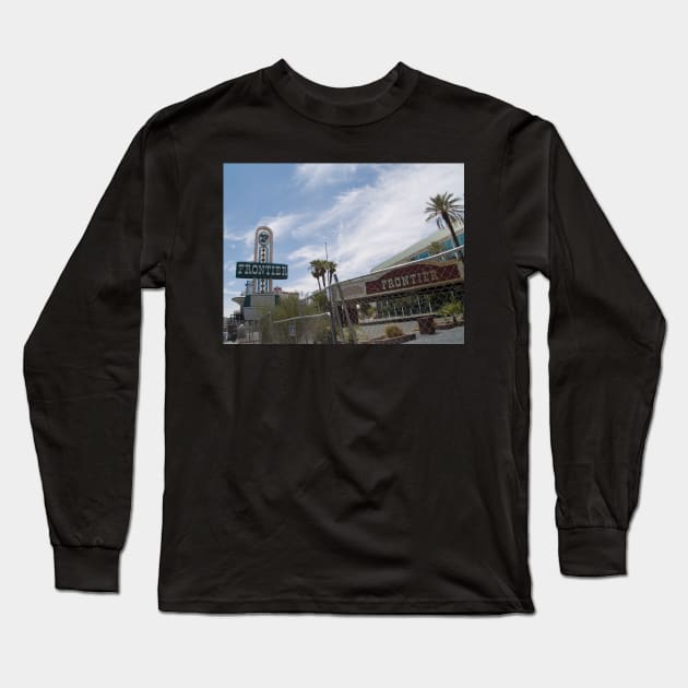 Frontier Las Vegas awaiting demolition. Long Sleeve T-Shirt by urbanphotos